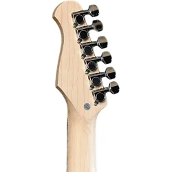 Beaton Legend Mini BK 3/4 Strrelse Elektrisk Brne Guitar (Sort)