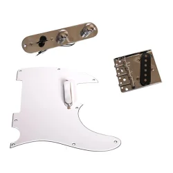 Beaton TC Elektrisk Guitar Slagplade m/pickupper, elektronik &amp; bro