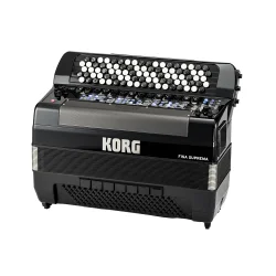 KORG FSUP-B-MBK FISA Suprema Aero Digital Button Accordion Avanceret Digital Harmonika m/knapper