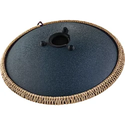 Meinl Sonic Energy OSTD2NBE 16" Oktav Steel Tongue Drum (D Amara, laserbehandlet blomsterdesign, marinebl�) inkl. taske &amp; k�ller 