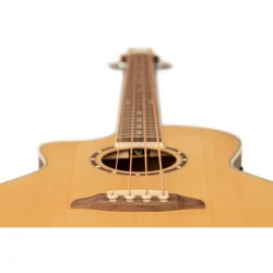 Ortega D7CE-4-L Venstreh�ndet 4-strenget Akustisk Bas m/mikrofon &amp; cutaway (Spruce/ Mahogany Natural)