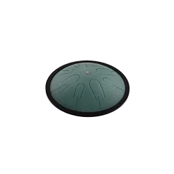 Meinl Sonic Energy CSTD1DG Kompakt Steel Tongue Drum (h-mol, 8 Toner, 432 Hz, M�rkegr�n)