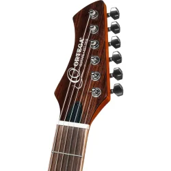 Ortega RTPG-LS1 TourPlayer Serien Nylonstrenget Guitar m/mikrofon, thin body &amp; slim neck inkl. taske (Grey Burst)