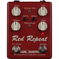Carl Martin Red Repeat Ekko Guitar Effekt Pedal