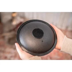 Meinl Sonic Energy SSTD1BK 7" Small Steel Tongue Drum (F-mol, sort) inkl. pose &amp; k�ller 