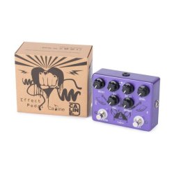 Caline CP-80 Purple Repeat Reverb delay guitarpedal    