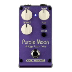 Carl Martin Purple Moon Vibrato &amp; Fuzz Elektrisk Guitar Effekt Pedal