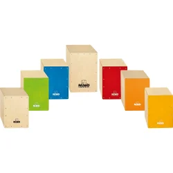 NINO Percussion NINOSET950 Klassev�relse Cajon Gruppe Rytme S�t (til 6 b�rn + 1 voksen) 
