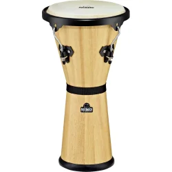 NINO Percussion NINO48NT Medium Tr� Djembe m/gedeskind (�25cm, siam egetr�, natural) inkl. stemmen�gle