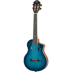 Ortega RTPX-U-FMA TourPlayer Serien Tenor Ukulele m/mikrofon inkl taske (Gloss Blue)