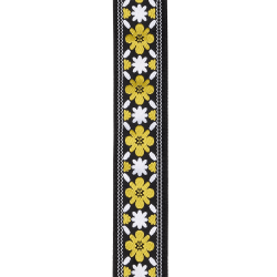 D'Addario Accessories 50JL00 John Lennon Rooftop Guitar Strap Vvet Jacquard Guitarrem