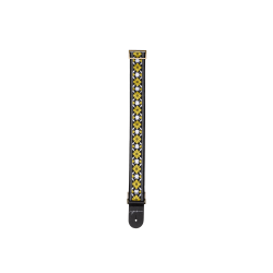 D'Addario Accessories 50JL00 John Lennon Rooftop Guitar Strap Vvet Jacquard Guitarrem