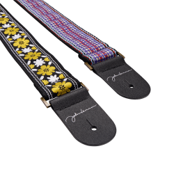 D'Addario Accessories 50JL01 John Lennon Live in NYC Guitar Strap Vvet Jacquard Guitarrem