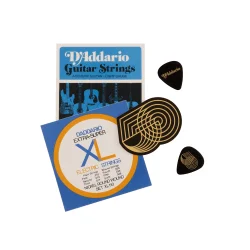 D'Addario Fretted DATIN50A Limited Edition Strengest (EXL110+EJ16) 50th Anniversary String Bundle