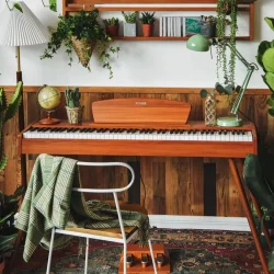 Donner DDP-80 Digital Klaver (88 fuldt v�gtede hammer-action tangenter) inkl. tripel-pedal (tr�)