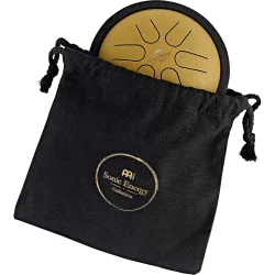 Meinl Sonic Energy MSTD3G 6" Mini Steel Tongue Drum (B-dur, guld) inkl. pose &amp; k�ller
