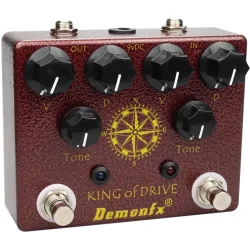Demonfx DFX-KOD King of Drive Guitarpedal/Effektpedal - Overdrive (Elektrisk Guitar)