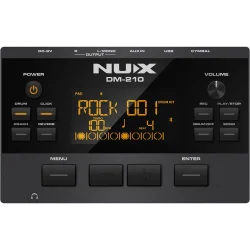 Nux DM-210 Elektrisk Tommes�t m/lydmodul, 8 pads &amp; robust rack