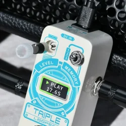 Donner Triple Looper Guitar Effektpedal 