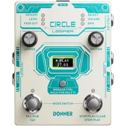 Donner Circle Looper &amp; Trommemaskine Guitar Effektpedal