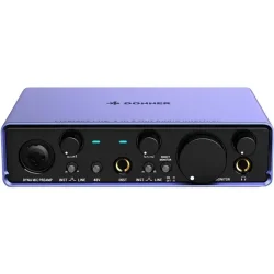 Donner Livejack Lite Audio Interface 24-bit/96 kHz Lydkvalitet m/Plug-and-play 