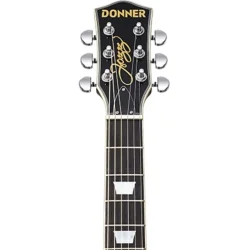 Donner DJP-1000S Semi-hollow Elektrisk Guitar m/HH-konfiguration inkl. taske &amp; tilbeh�r (Sunburst)