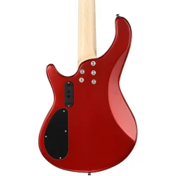 Donner DPJ-100R 4-strenget Elektrisk Bas inkl. taske &amp; tilbeh�r (R�d)