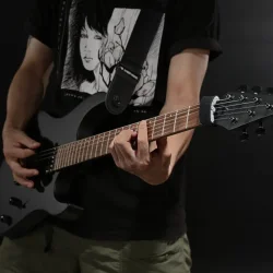 Donner DMT-100 W Elektrisk Guitar inkl. taske &amp; tilbeh�r (Sort)