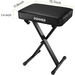 Donner Justerbar X-style Keyboard/Klaver B�nk 