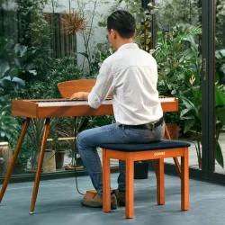 Donner DKB-10 Massiv Tr� Klaverb�nk m/opbevaringsrum (tr�)