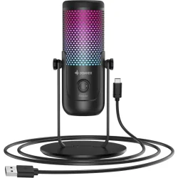 Donner NeoTrack-LX USB Kondensator Mikrofon m/192 kHz/24-bit opl�sning inkl. stativ &amp; tilbeh�r 