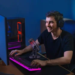 Donner NeoTrack-LX USB Kondensator Mikrofon m/192 kHz/24-bit opl�sning inkl. stativ &amp; tilbeh�r 