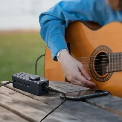 Donner Livejack M Audio Interface 24-bit/192 kHz Konvertering m/phantom power &amp; genopladelig batteri