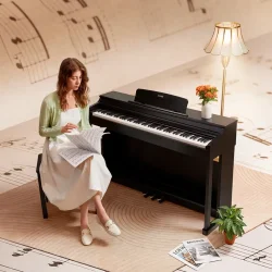 Donner DDP-100 Digital-Elektrisk 'Begynder' Klaver (88 fuldt v�gtede hammer-action tangenter) 