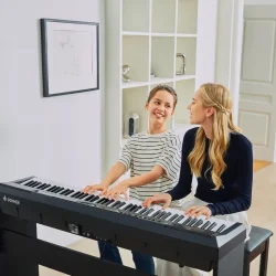 Donner DEP-10 Digital-Elektrisk 'Begynder' Klaver (88 semi-v�gtede tangenter) inkl. pedaler &amp; stativ