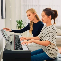 Donner DEP-10 Digital-Elektrisk 'Begynder' Klaver (88 semi-v�gtede tangenter) inkl. pedaler &amp; stativ