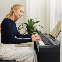 Donner DEP-10 Digital-Elektrisk 'Begynder' Klaver (88 semi-v�gtede tangenter) inkl. pedaler &amp; stativ