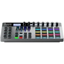 Donner Essential D1 12-spors Trommemaskine m/64-trins sequencer, finger-drumming &amp; effekter