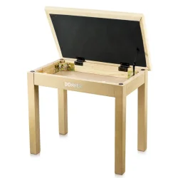 Donner DKB-10 Massiv Tr� Klaverb�nk m/opbevaringsrum (lys tr�)