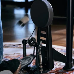 Donner DED-200MAX Elektrisk Trommes�t (5 trommer, 3 b�kken) inkl. trommestol, hovedtelefon m.m.