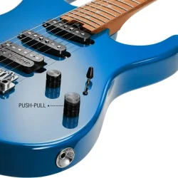 Donner DST-700 Elektrisk Guitar m/HSS-konfiguration inkl. taske (Bl�)