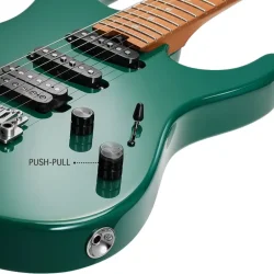 Donner DST-700 Elektrisk Guitar m/HSS-konfiguration inkl. taske (Gr�n) 