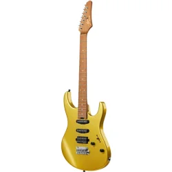 Donner DST-700 Elektrisk Guitar m/HSS-konfiguration inkl. taske (Guld)