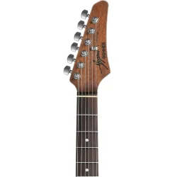Donner DST-700 Elektrisk Guitar m/HH-konfiguration inkl. taske (Naturlig)