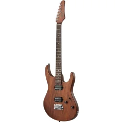 Donner DST-700 Elektrisk Guitar m/HH-konfiguration inkl. taske (Naturlig)