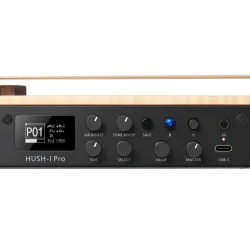 Donner HUSH-I PRO Silent Travel Elektrisk Guitar m/18 indbyggede effekter inkl. taske &amp; tilbeh�r (Nature)