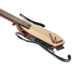 Donner HUSH-I PRO Silent Travel Elektrisk Guitar m/18 indbyggede effekter inkl. taske &amp; tilbeh�r (Nature)
