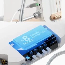 Donner HUSH-I PRO Akustisk-Elektrisk Rejse Guitar Kit m/lydeffekter inkl. taske, hretelefoner m.m. 