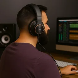 Donner M100 Studiomonitor Hovedtelefoner m/50 mm driver