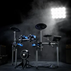 Donner BackBeat 8-delt Elektrisk Trommes�t m/LED &amp; 1100+ indbyggede lyde 